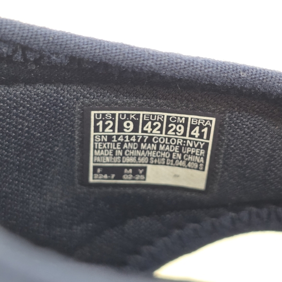 Skechers Womens Go Walk Flex SKX Navy Blue Sandals Shoes 141477 Size 12 EUC - Picture 10 of 10